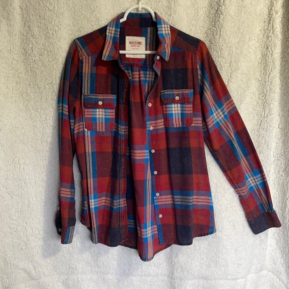 Distressed flannel